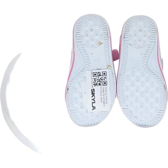 Laura Ashley Toddler Girls Pink Multi Sneaker Shoes Size 6 - Fast Shipping - Picture 6 of 6